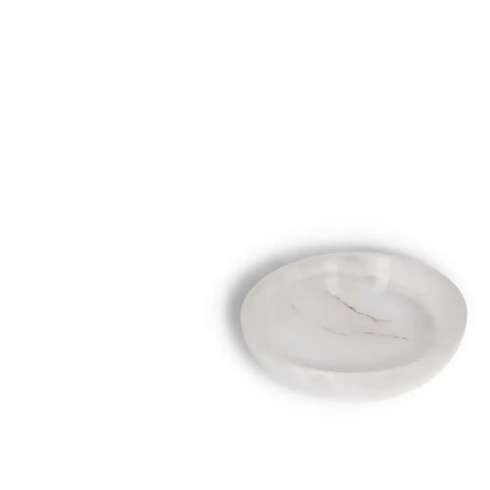 Rose Onyx Bowl with smooth polished surface, showcasing delicate veining and organic color variations, exuding timeless elegance.