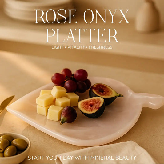 Rose Onyx Platter Sylvia Crystals Sp. z o.o.