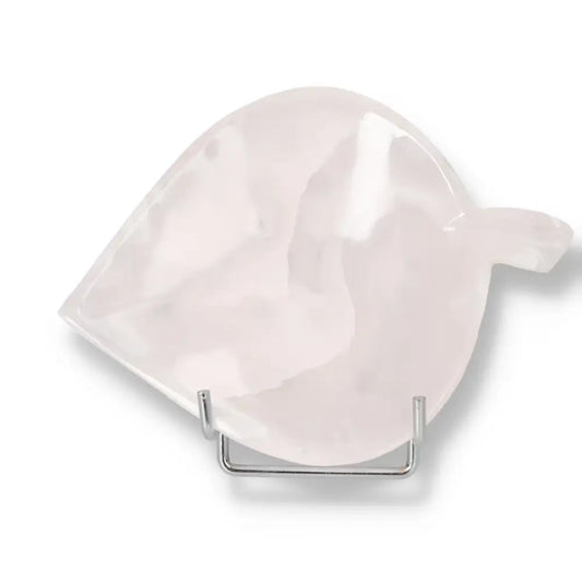 Rose Onyx Platter promoting strength and self-discipline, ideal for overcoming challenges and past burdens.