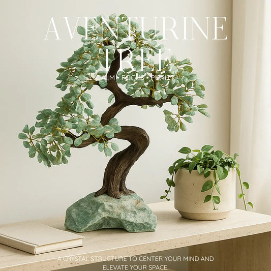 Rough Aventurine Tree 55cm – Natural Harmony and Positive Energy Sylvia Crystals Sp. z o.o.