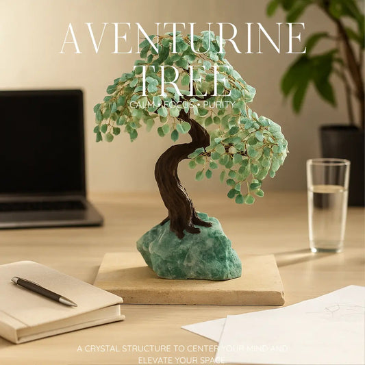 Rough Aventurine Tree 55cm – Natural Harmony and Positive Energy Sylvia Crystals Sp. z o.o.