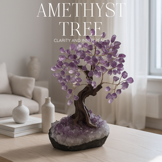 Tumbled Amethyst Tree 30cm