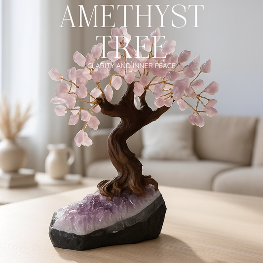 Drzewko z surowego ametystu 30 cm