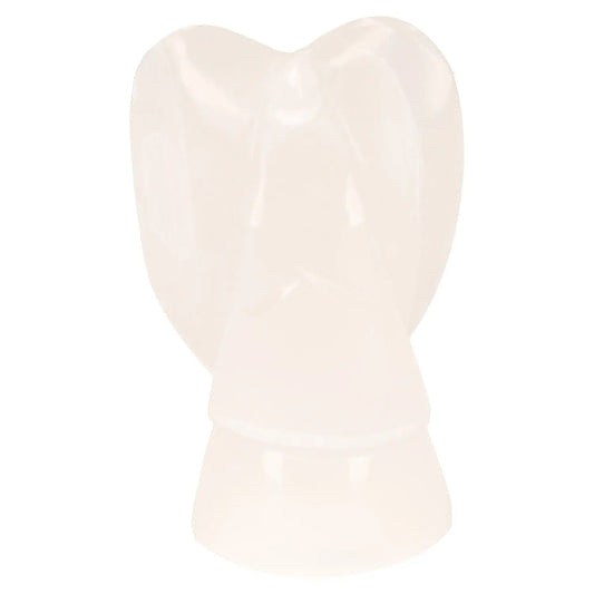 Selenite Angel 20cm by Sylvia Crystals for spiritual growth and mindful living, showcasing purity and power, ethically sourced.
