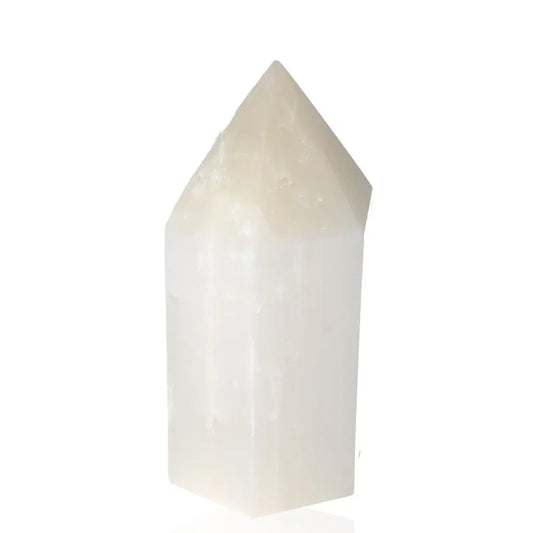 Selenite point crystal 20cm from Sylvia Crystals, perfect for spiritual growth and mindful living.