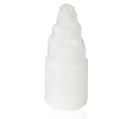 Selenite Tower 20cm by Sylvia Crystals, ideal for mindfulness and spiritual growth, ethically sourced premium crystal.