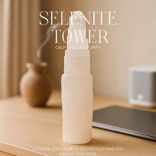 Selenite towers 20cm Sylvia Crystals Sp. z o.o.