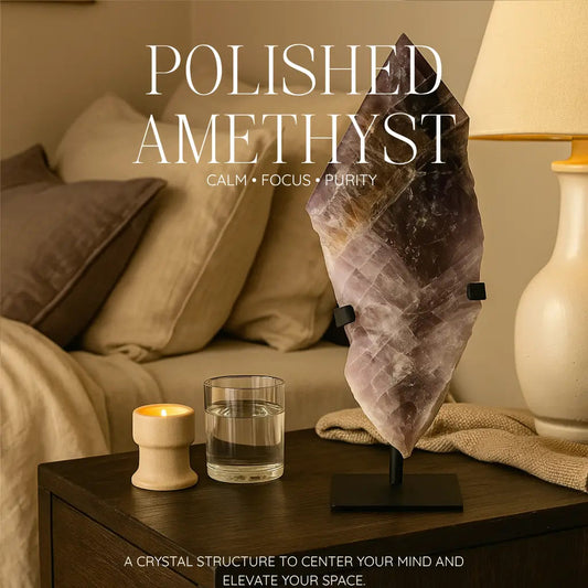 Seven Point Polished Amethyst Sylvia Crystals Sp. z o.o.