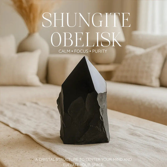 Shungite Obelisk  7 cm Sylvia Crystals Sp. z o.o.