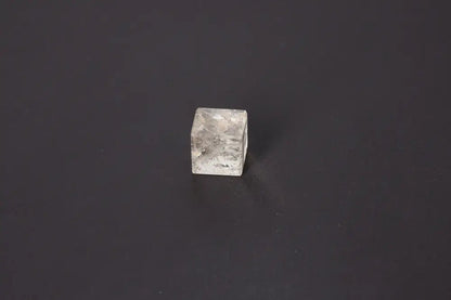Smoky Quartz Cube 3 cm - grounding energy stone, neutralizes negativity, protective and calming in soft gray to deep brown tones.