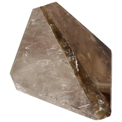 Smoky Quartz Obelisk, a grounding stone for sound decision-making and clear thinking, ideal for businessmen and practical tasks.
