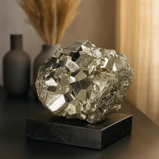 Superior Quality Pyrite Cluster Sylvia Crystals Sp. z o.o.
