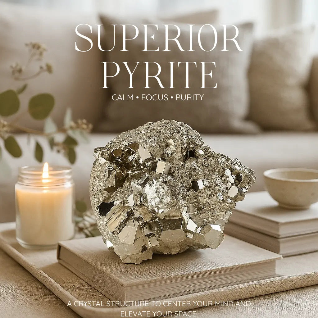 Superior Quality Pyrite Cluster Sylvia Crystals Sp. z o.o.