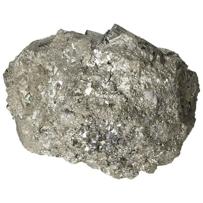 Superior Quality Pyrite Cluster with geometric formations and metallic luster, showcasing natural elegance and intricate detail.
