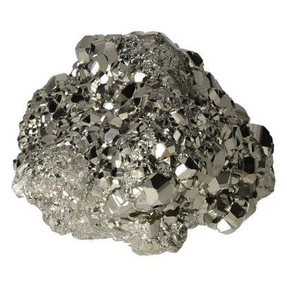 Superior quality pyrite cluster showcasing metallic luster and geometric formations, a natural sculptural masterpiece.