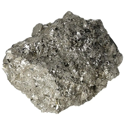 Superior Quality Pyrite Cluster with metallic luster and geometric formations showcasing nature's brilliance.