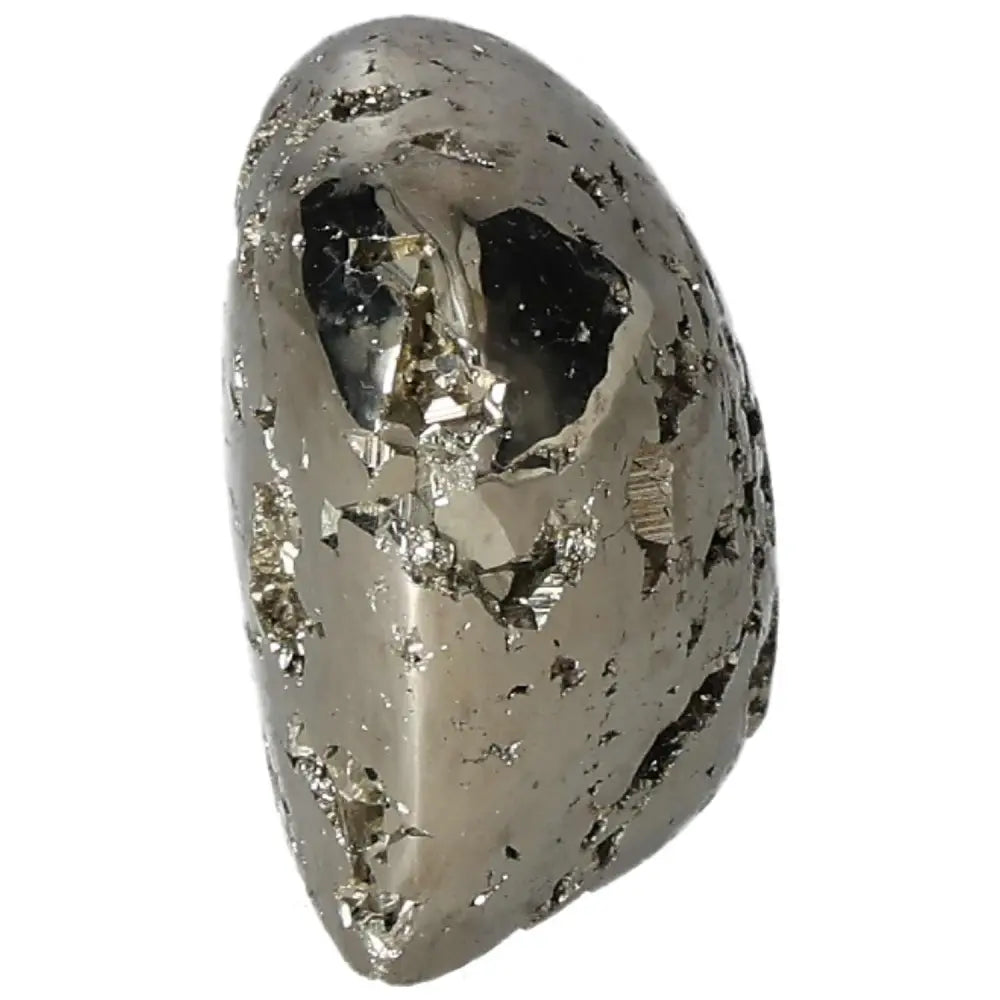 Superior quality pyrite cluster with geometric formations and metallic luster, showcasing natural elegance and intricate detail.