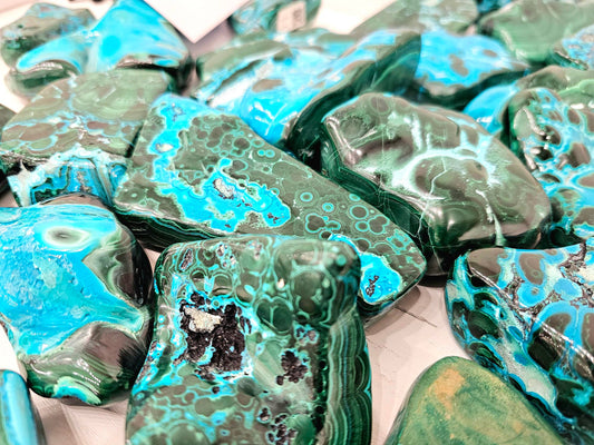 Top Quality Blue Chryscolla With Malachite 1 kg
