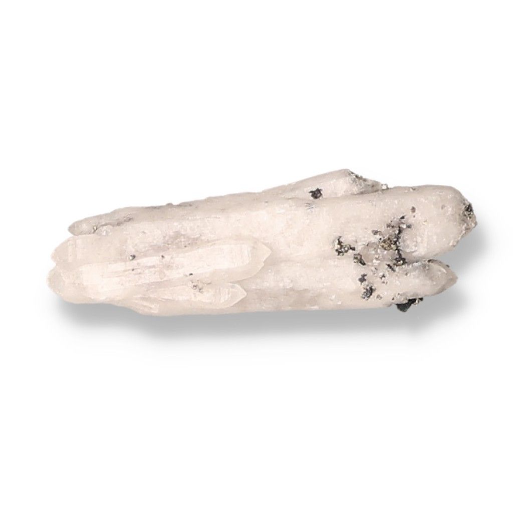 Milky Quartz crystal with unique properties, supports chakras and spiritual needs, impacting body and soul energetically.