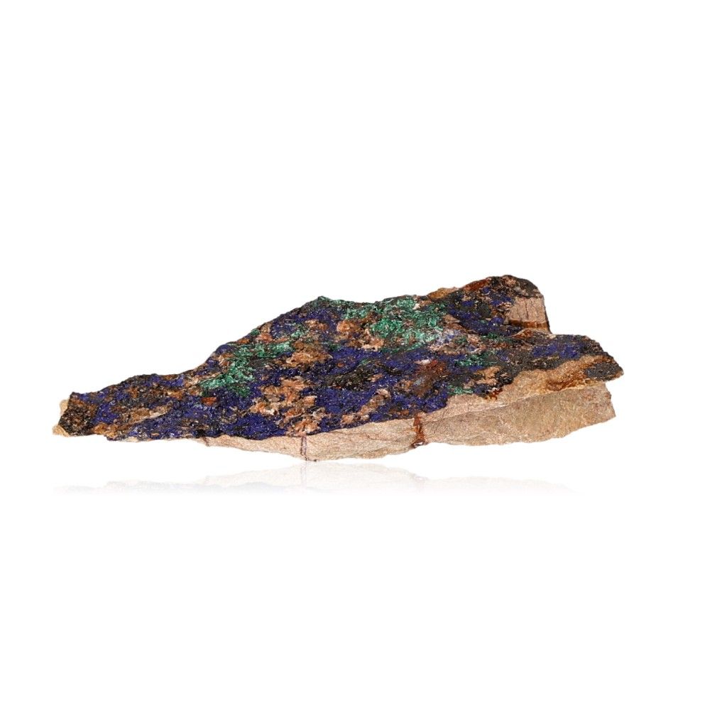 Raw Azurite with Malachite showcasing deep blue hues and green patterns, ideal for collectors and spiritual growth.