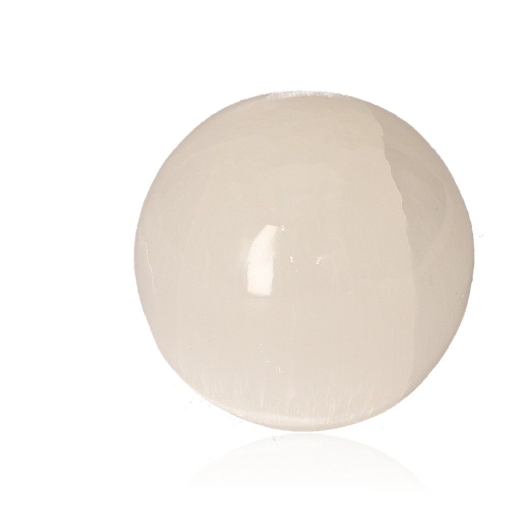 Selenite sphere 6cm by Sylvia Crystals, ideal for mindful living and spiritual growth, premium quality ethically sourced.