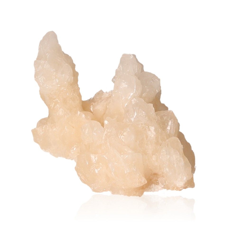 Natural Cave Calcite Stalactite Cluster with Intricate Shapes and Textures