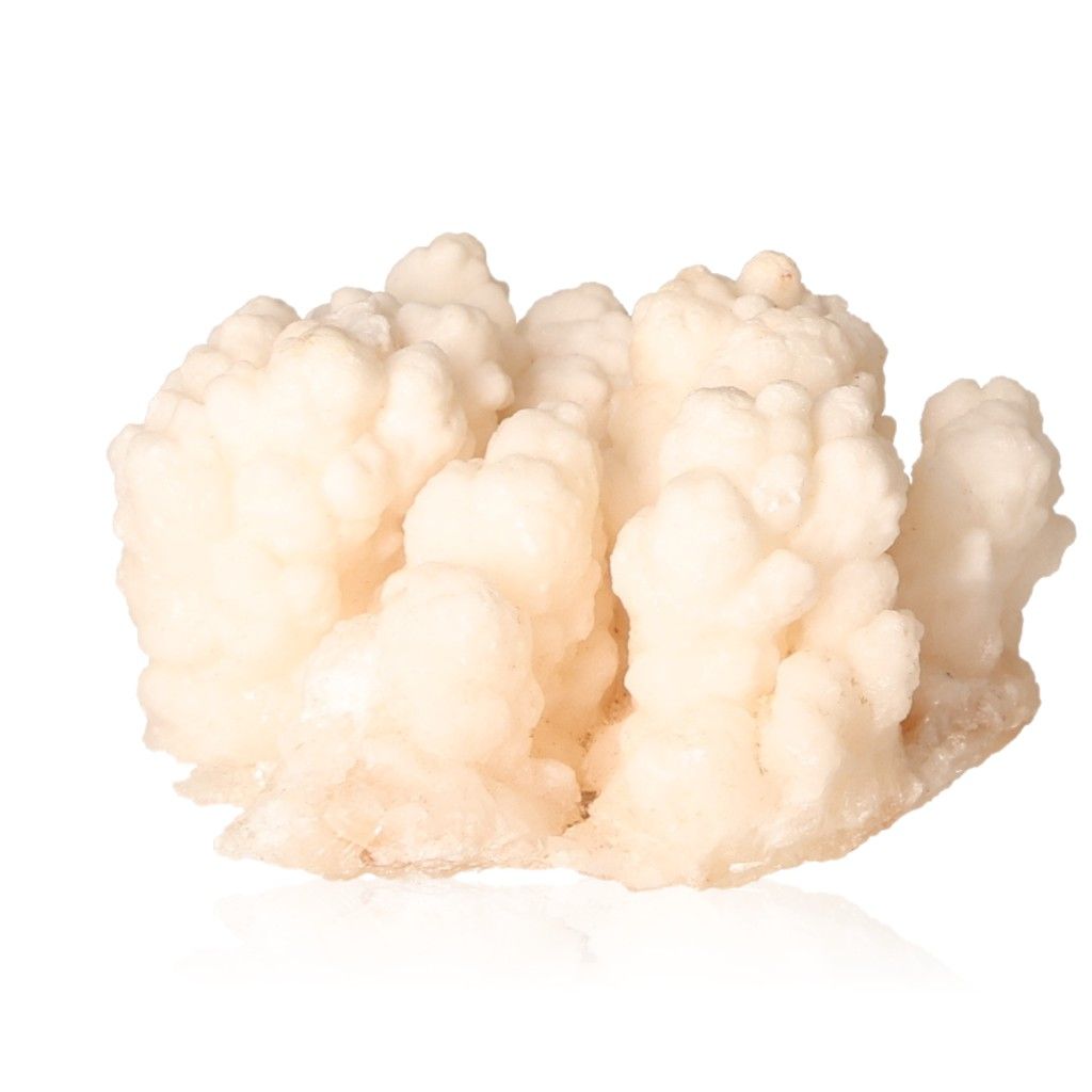 Cave calcite stalactite cluster showcasing natural growth and layered textures in a stunning mineral formation.