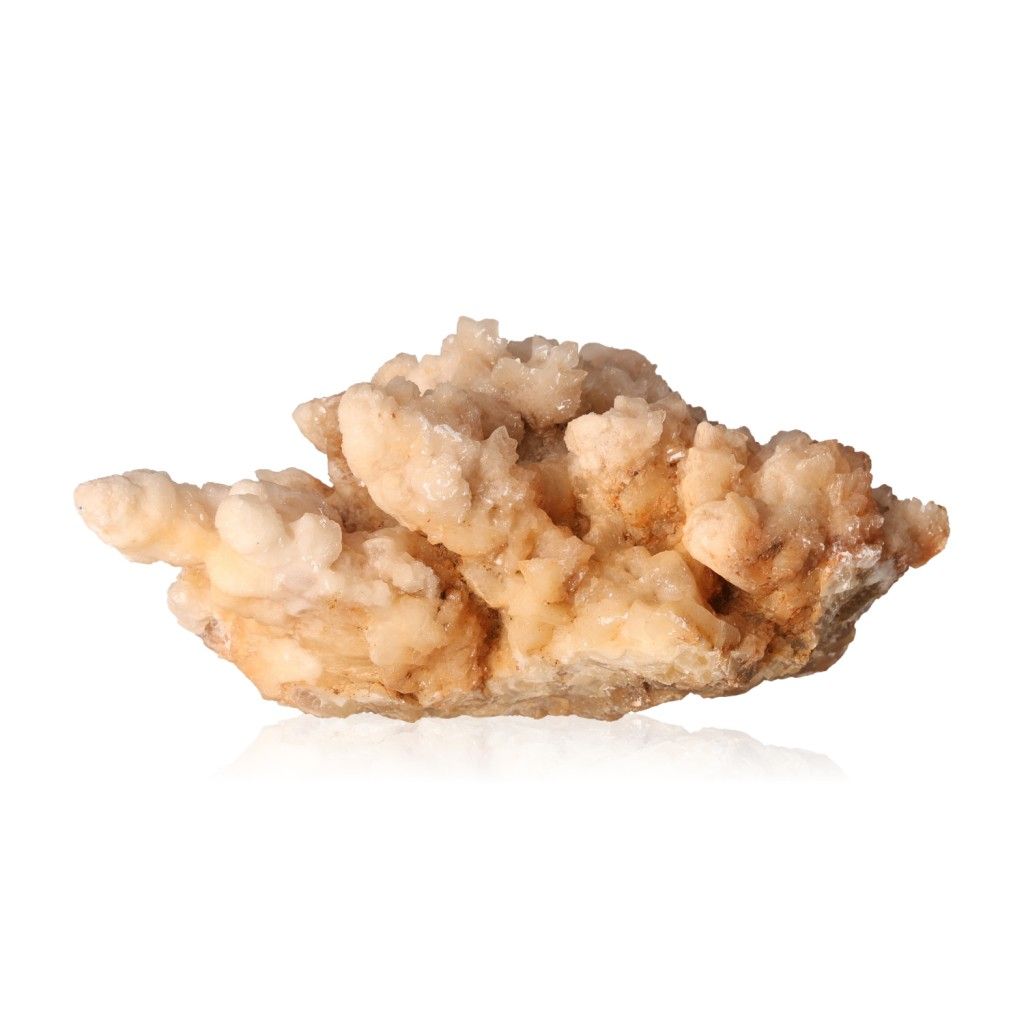 Cave calcite stalactite cluster showcasing natural growth and intricate textures.