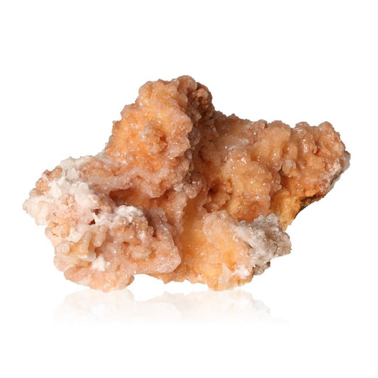 Cave Calcite Stalactite Cluster showcasing natural mineral formations and layered textures in warm tones.