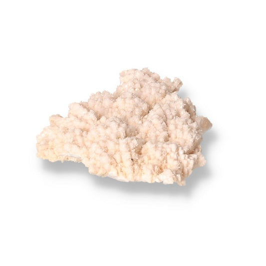 Mangano Calcite crystal for love, compassion, and emotional healing with soft pink hues promoting inner peace and harmonious relationships.