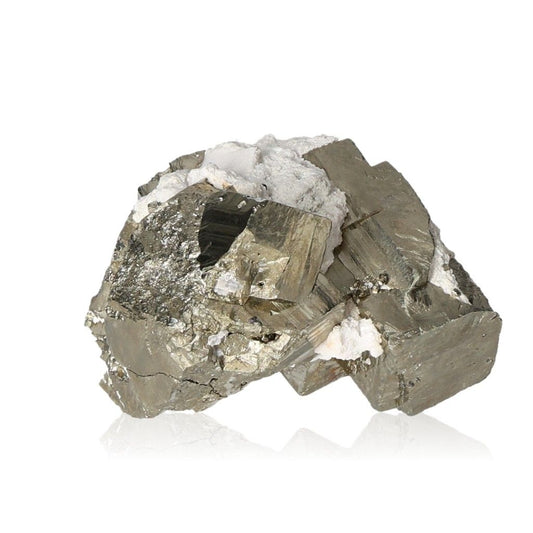 Sparkling pyrite druzy cluster promoting independence and motivation in goal achievement.