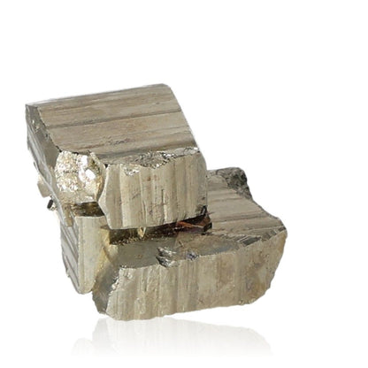 Pyrite druze mineral cluster supporting independence and motivation.