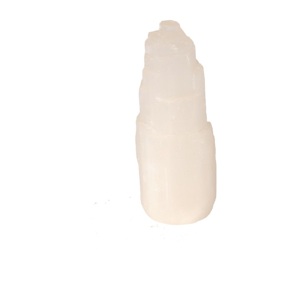 Selenite tower 10cm from Sylvia Crystals for spiritual growth and mindful living