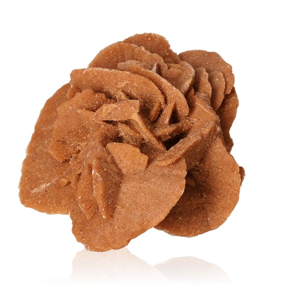 Desert Rose crystal by Sylvia Crystals, ethically sourced from Morocco, showcasing unique gypsum and barite formations.