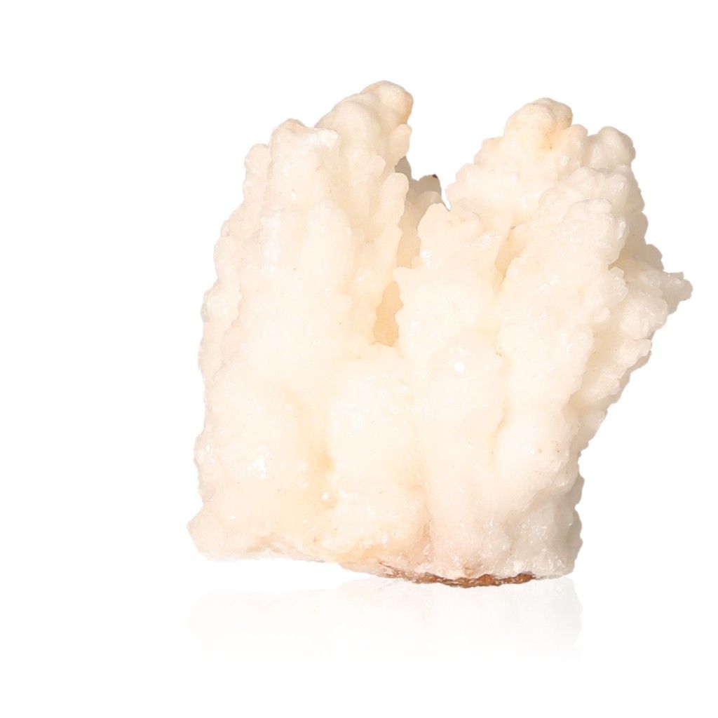 Cave Calcite Stalactite Cluster with intricate natural formations and layered textures representing growth and energy.