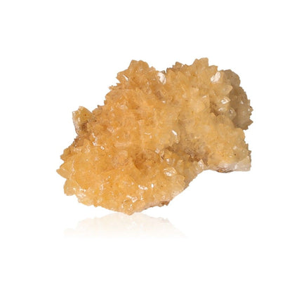 Cave calcite stalactite cluster showcasing intricate natural formations and layered textures.