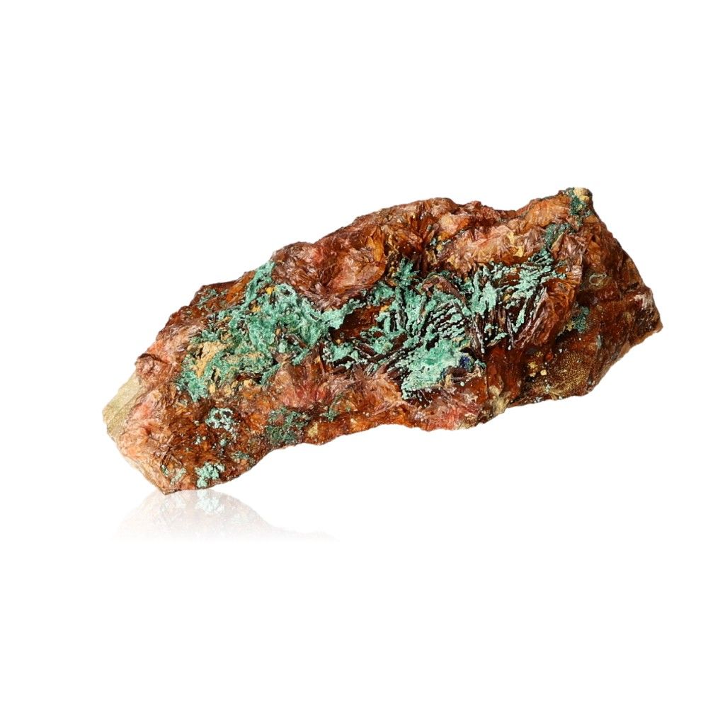 Raw malachite druze stone with vibrant green patterns for inner harmony and positive energy.