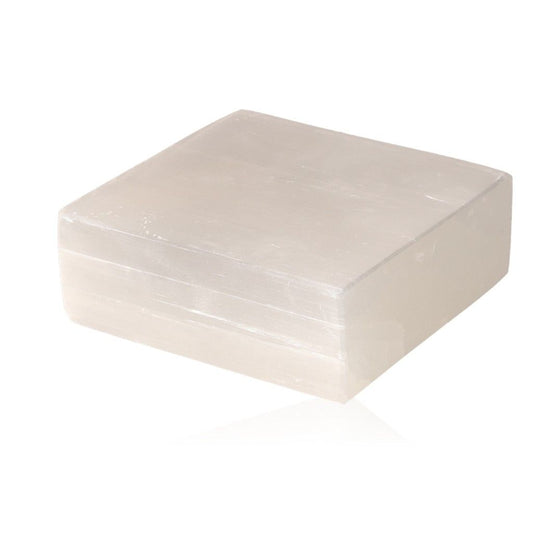 Selenite Rectangle 10cm by Sylvia Crystals for spiritual growth and mindful living.