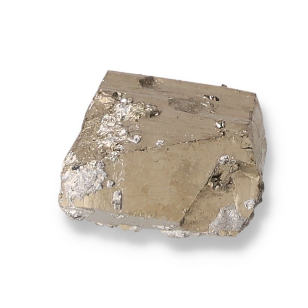 Pyrite crystal promoting independence and goal achievement, motivating new ideas and courage.