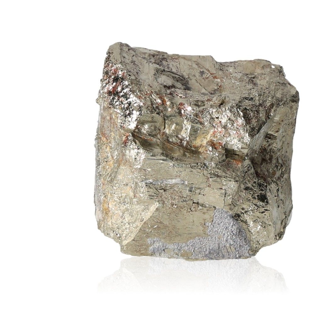 Raw pyrite stone, known to enhance independence, courage, and stimulate new ideas for personal and professional growth.