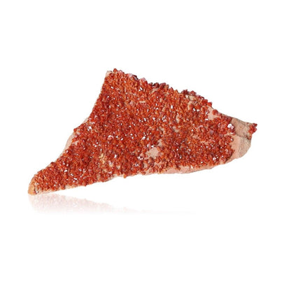 Vanadinite druze crystal, enhancing focus and motivation, promoting resilience and personal transformation.