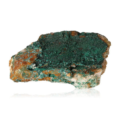 Natural Malachite druze stone with soothing green hues and earthy textures, known for its calming and energizing properties.