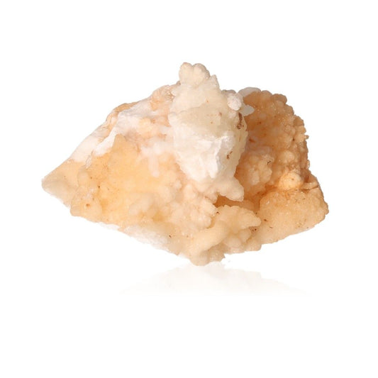 Natural cave calcite stalactite cluster with intricate shapes and layered textures.