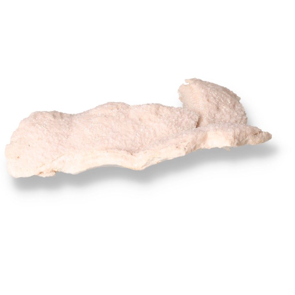 Mangano Calcite stone with soft pink hues for love, compassion, and emotional healing.