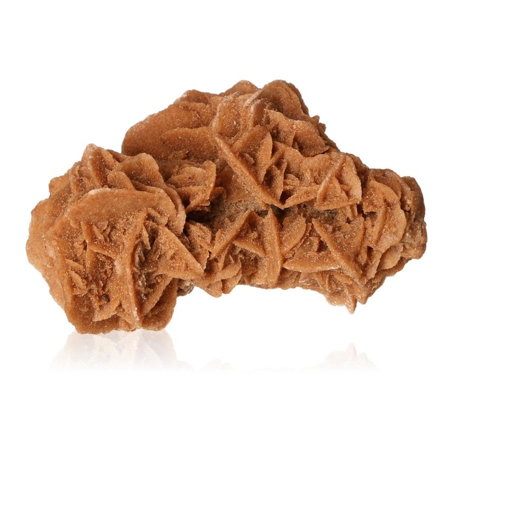 Desert Rose crystal from Morocco by Sylvia Crystals, showcasing natural gypsum and barite formations.