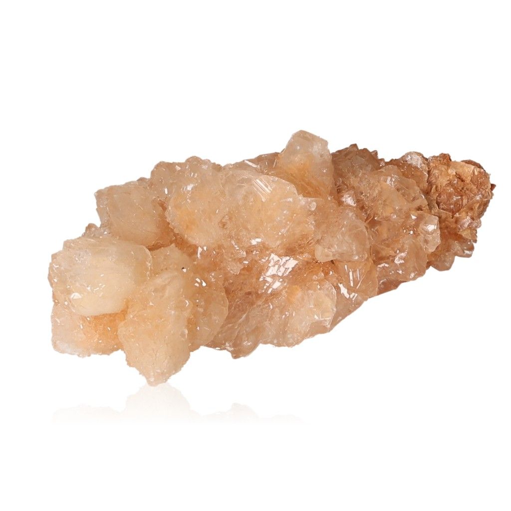 Natural cave calcite stalactite cluster with intricate formations, showcasing the beauty and craftsmanship of nature.