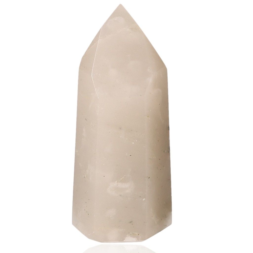 Quartz tower crystal for chakra balancing, energy healing, and spiritual support.