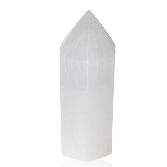 Selenite tower 30cm by Sylvia Crystals, designed for mindful living and spiritual growth, premium-quality and ethically sourced.