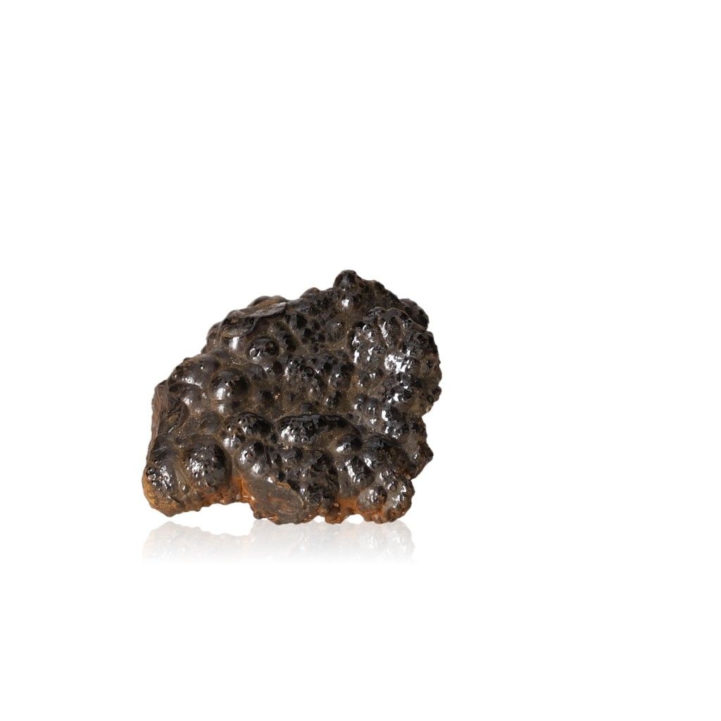 Polished botryoidal hematite stone, enhancing strength, courage, and self-confidence.