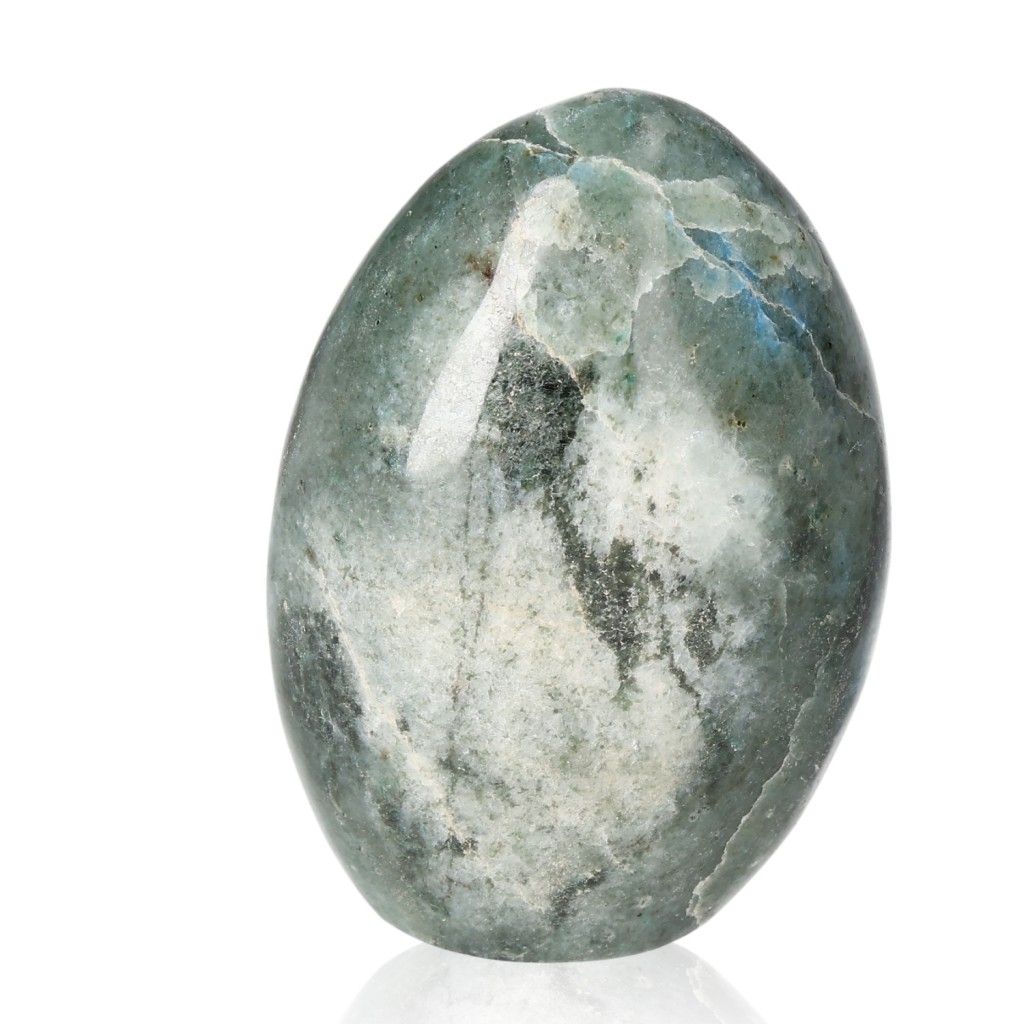 Iridescent Galaxyite free form stone with dark speckles, symbolizing cosmic wisdom and spiritual protection.